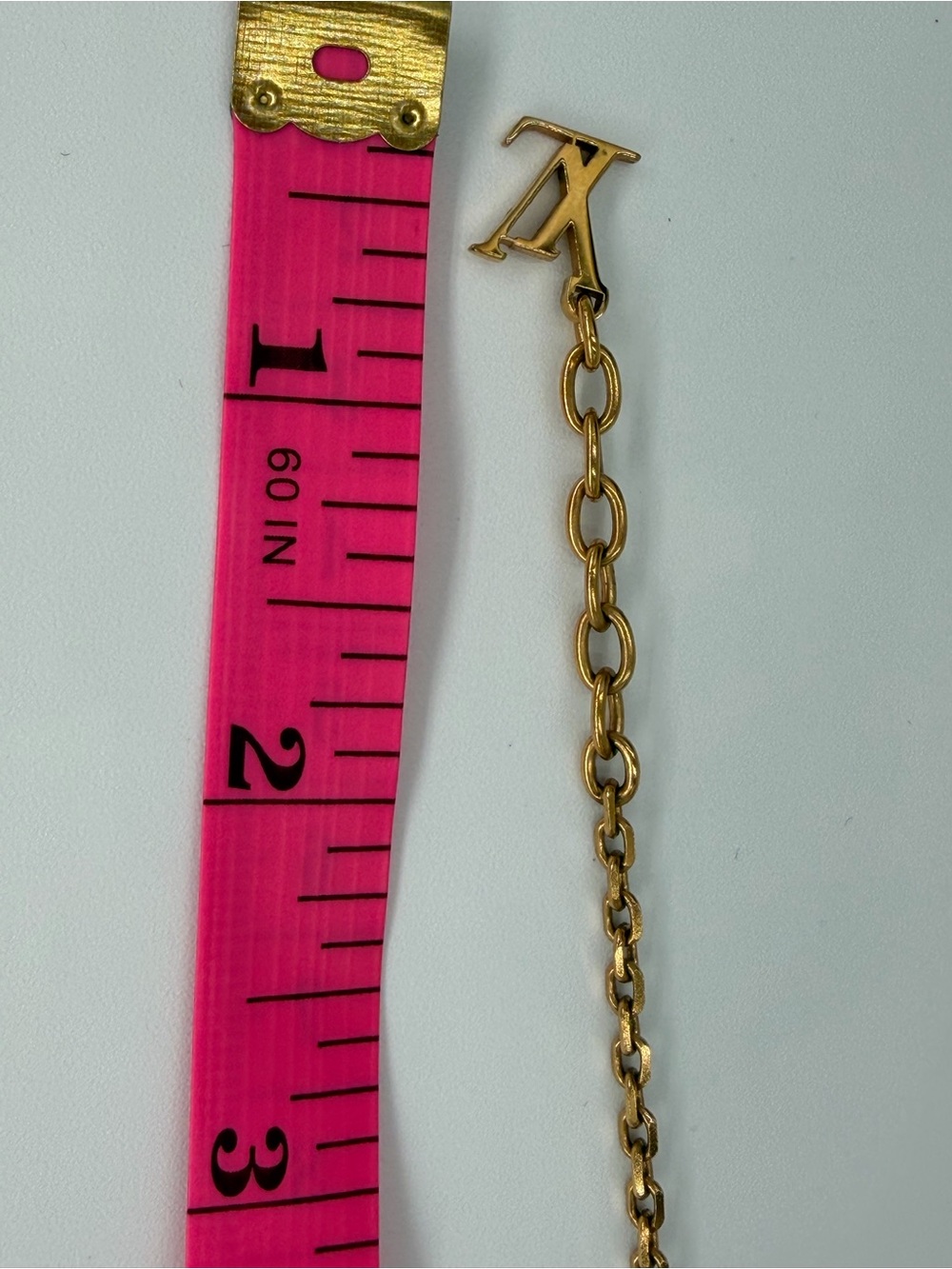 Louis Vuitton Gamble Necklace Gold with Purple and Clear Swarovski Crystals - Picture 12 of 13